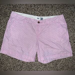Old Navy Casual Shorts Size 12 Pink Pineapple